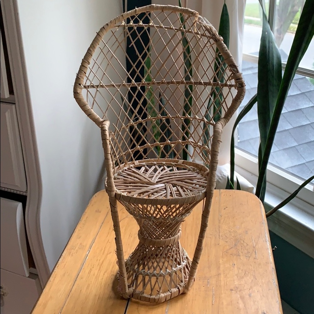 Vintage Peacock Chair